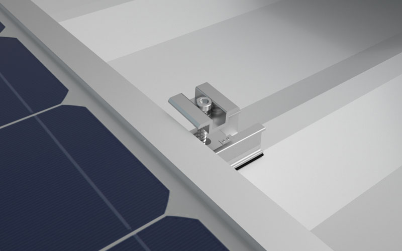 Railless metal sheet mounting system