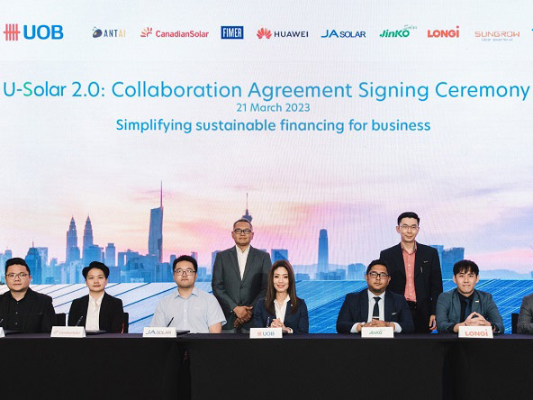 Antaisolar thông báo hợp tác với UOB Malaysia với tư cách là Nhà cung cấp hệ thống lắp đặt năng lượng mặt trời đầu tiên được phê duyệt, nhằm đơn giản hóa nguồn tài chính bền vững cho doanh nghiệp
